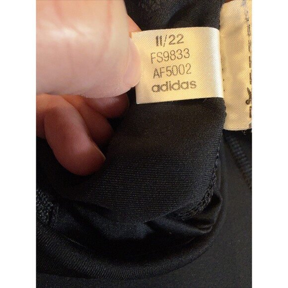 Adidas AEROREADY Women's Running Capri Leggings Black Athletic Activewear Size L - Picture 5 of 8